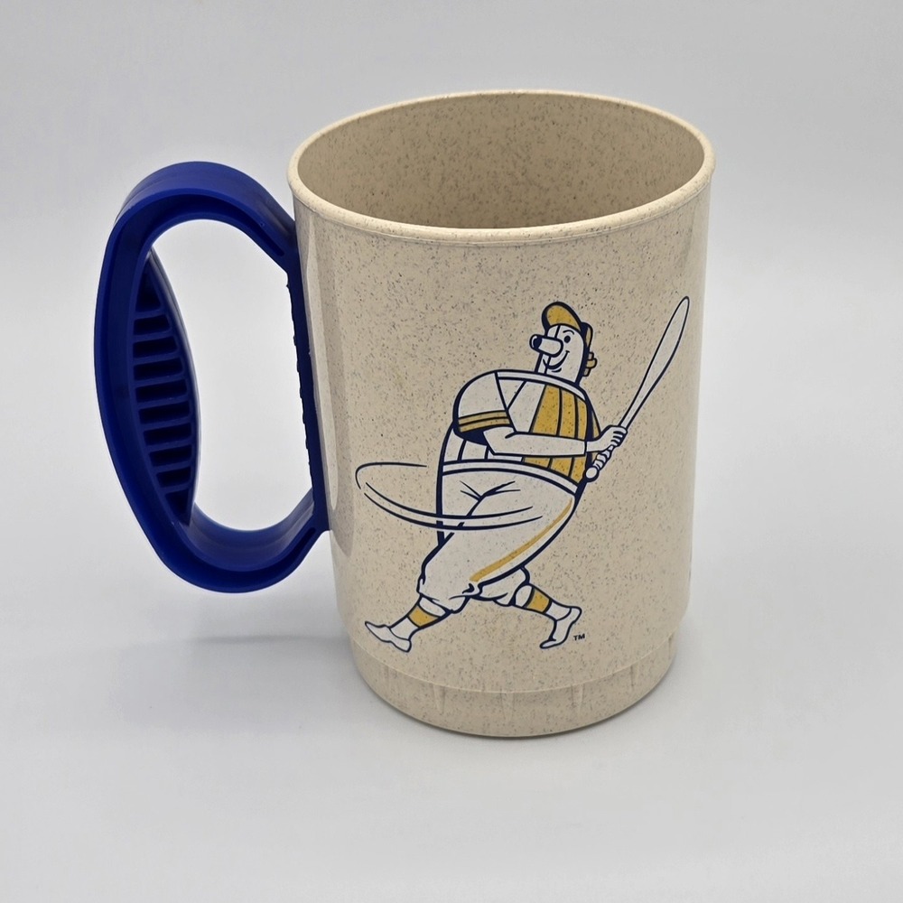 Milwaukee‎ Brewers Barrel Man Logo Espolon Tequila Plastic Mug Whirley Drink MLB